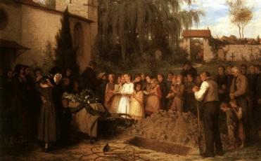 Kinderbegräbnis, 1863