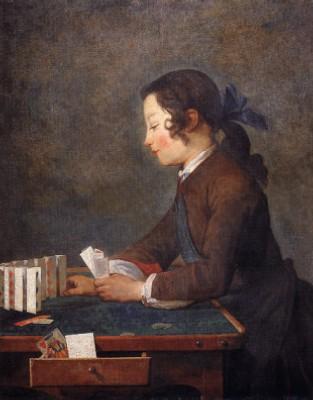 Jean-Baptist Chardin: Das Kartenhaus, 1737