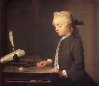 Jean-Baptist Chardin: Der Knabe mit dem Kreisel, 1738