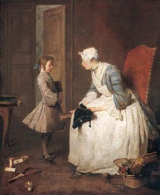 Jean-Baptist Chardin: Die Gouvernante, 1739
