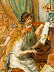 Renoir: Zwei Mädchen am Klavier, 1892 Renoir: Zwei Mädchen am Klavier, 1892