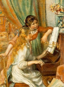 Renoir: Zwei Mädchen am Klavier, 1892 Renoir: Zwei Mädchen am Klavier, 1892