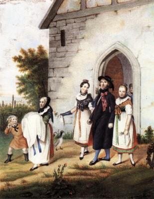 Carl Schr&ouml;der: Die Taufzeugen
