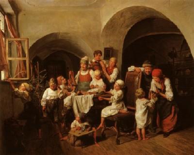 Ferdinand Georg Waldm&uuml;ller: Christtagsmorgen, 1844