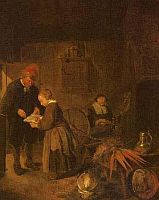 Quiringh Brekelenkam, Der Wanderschulmeister, 1666