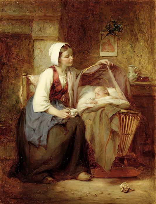 L&eacute;on Emile Caille: Mutters Stolz, 1866