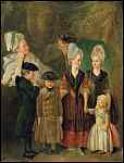Daniel Chodowiecki, Die Familie im Tiergarten, 1772