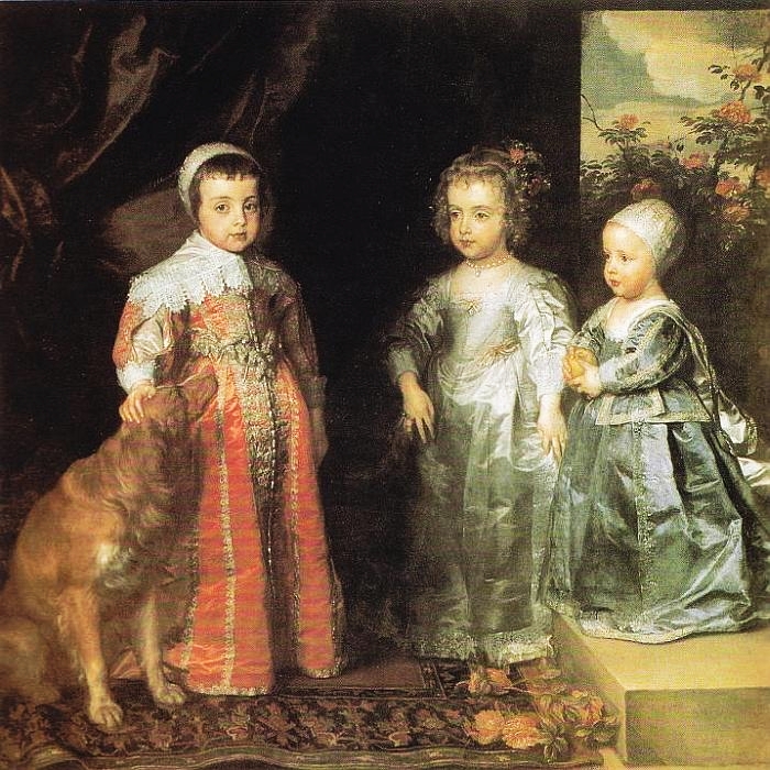 Anthonis van Dyck: Die drei &auml;ltesten Kinder Charles I., 1635