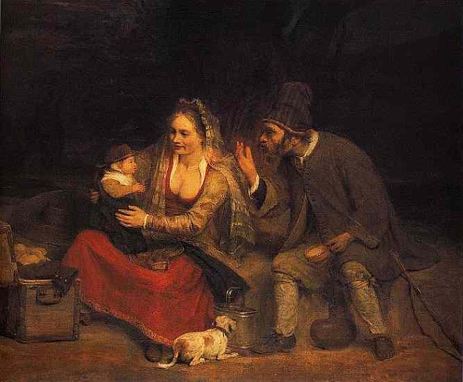 Arent de Gelder: Die Ruhe auf der Flucht nach &Auml;gypten, um 1700