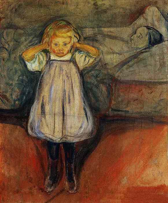 Edvard Munch: Die tote Mutter und das Kind, 1897/99