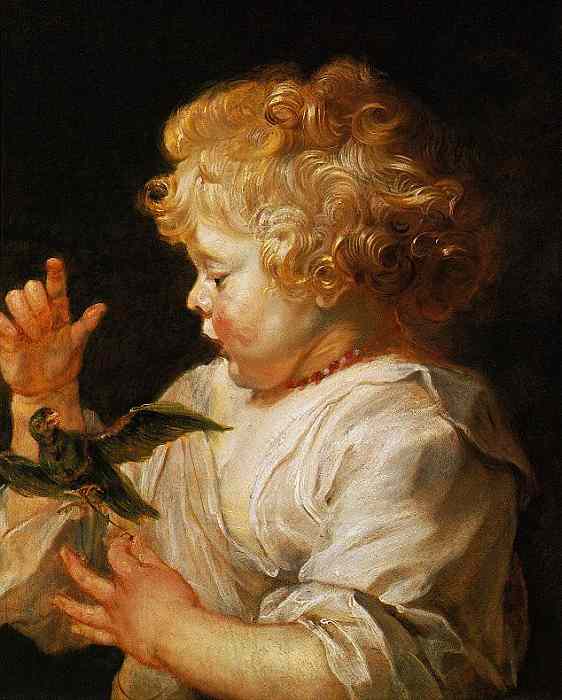 Peter Paul Rubens: Das Kind mit dem Vogel, 1629/30