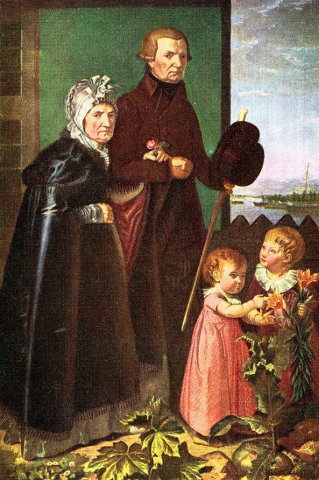 Philipp Otto Runge: Die Eltern des K&uuml;nstlers, 1806
