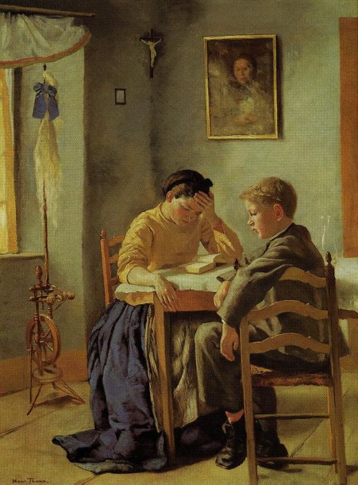 Hans Thoma: Die Geschwister, 1873