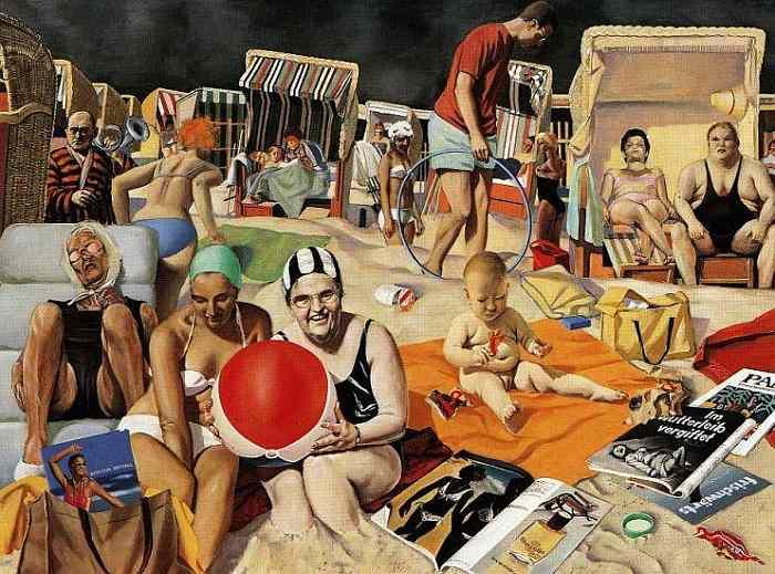 Winfried Tonner; Baden gehen, 1989