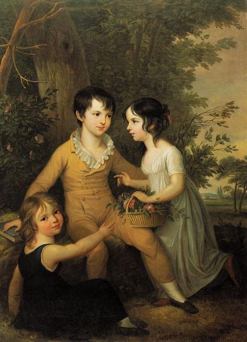 Friedrich Georg Weitsch: Die Kinder des Bankiers Bendemann, 1802